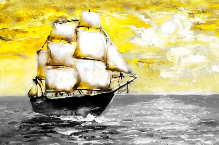 Canvas Spring Cruise (1 Part) Wide Yellow