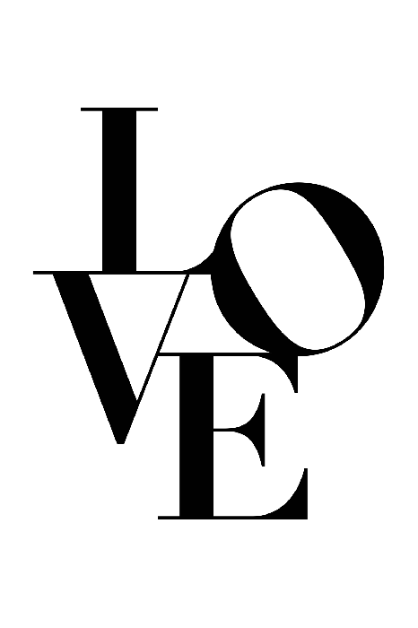 Canvas Twisted Love (1 Part) Vertical