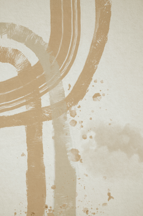 Canvas Beige Minimalism (1 Part) Vertical