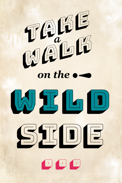 Canvas Take Walk on the Wild Side (1 Part) Vertical