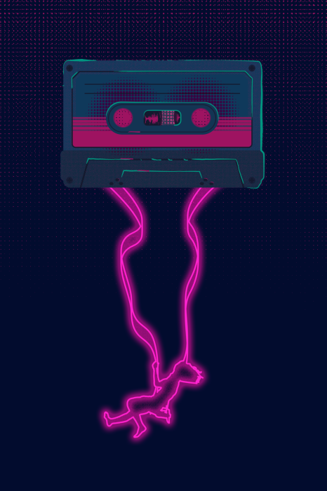 Canvas Musical Rapture (1 Part) Vertical