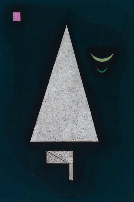 Canvas Reproductie van het werk Witte Scherpte van Wassily Kandinsky