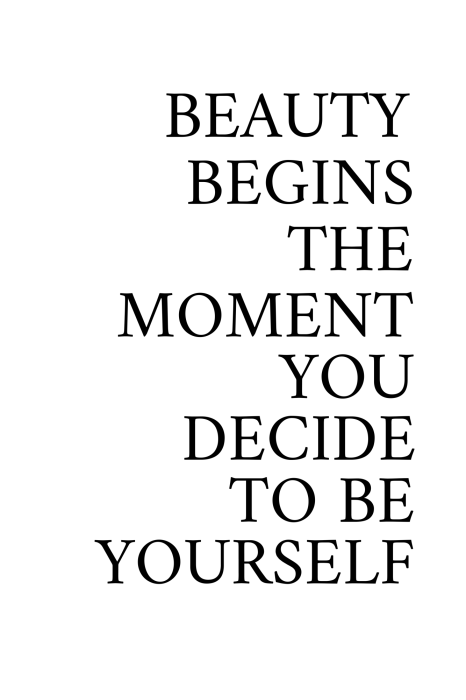 Poster Motiverende inscriptie met een boodschap