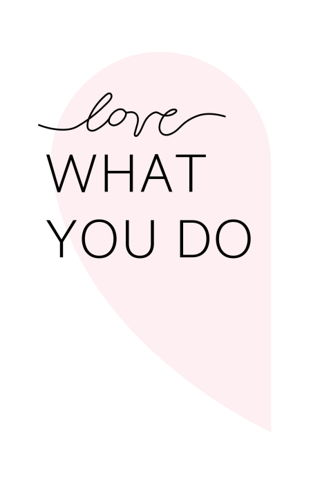 Poster Liefdesvlinders op een roze achtergrond