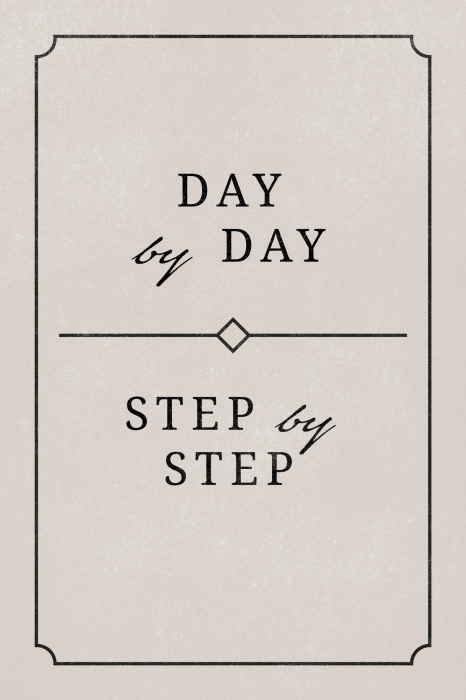 Poster Minimalistische motiverende graphics