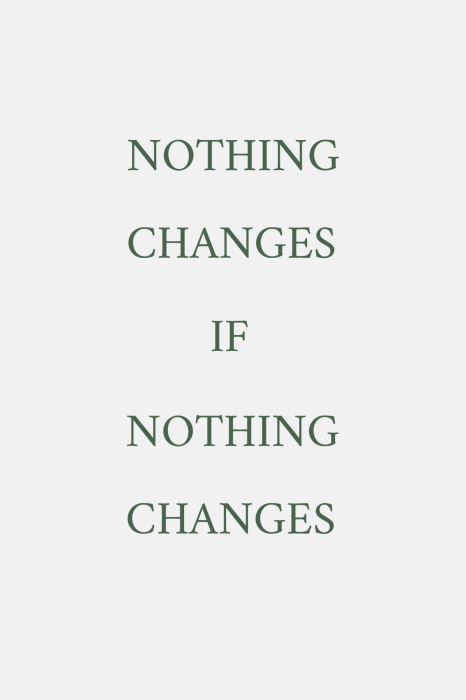 Poster Minimalistische motiverende slogan