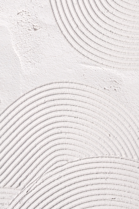 Poster Minimalistische pleistertextuur met cirkels