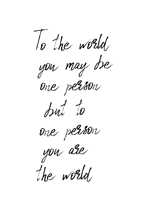 Poster Handgeschreven motiverende tekst