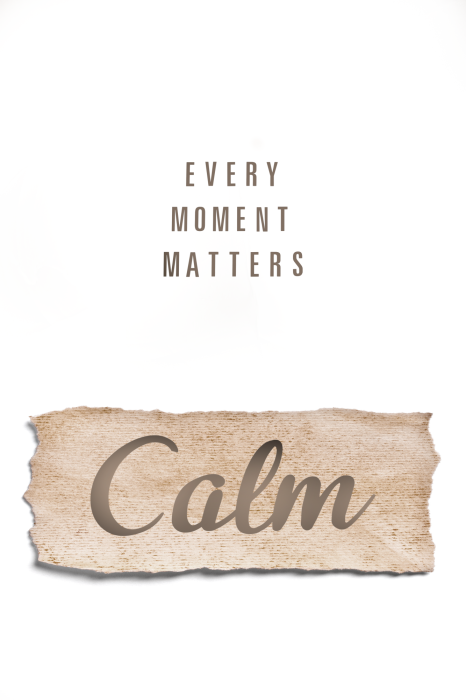 Poster Minimalistisch bord met een houten plank