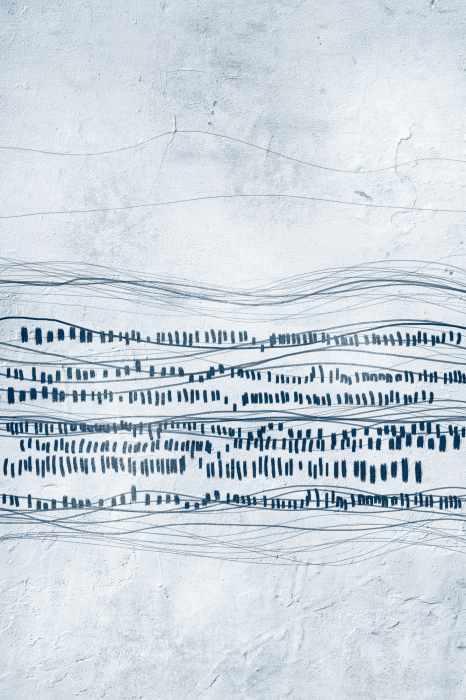 Poster Minimalistische nautische lijnen op een lichte achtergrond