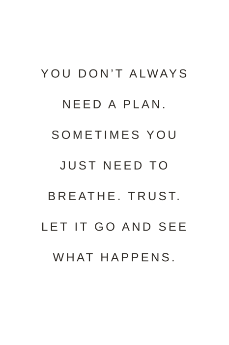 Poster Een minimalistische inscriptie over vertrouwen