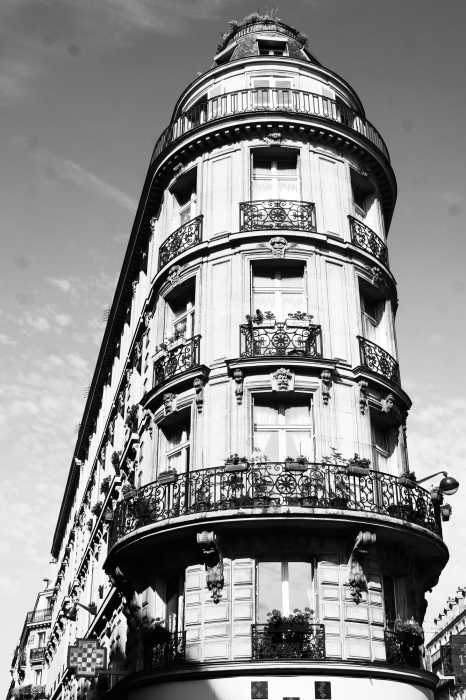 Poster Huurhuis met een afgeronde hoek