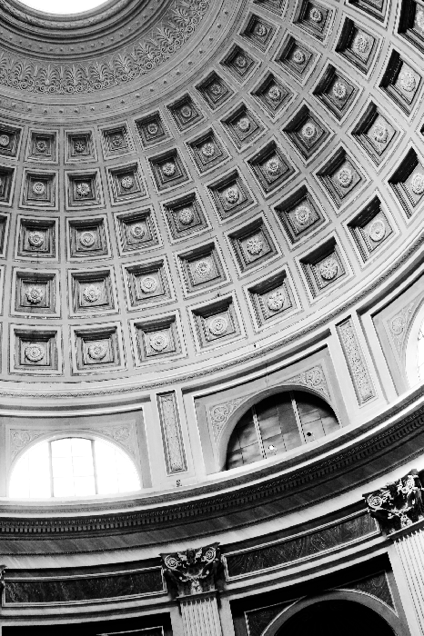 Poster Het monumentale interieur van de koepel