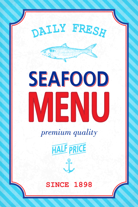 Poster Retro-vismenu-graphics