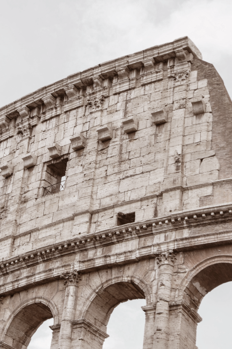 Poster Monumentale stenen arcaden