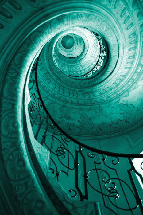 Poster Artistieke foto van de trap