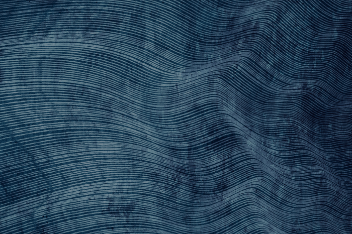 Poster Gestructureerd marineblauw motief met lijnen