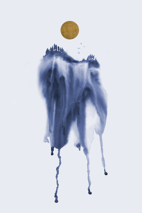 Poster Watercolour Abstraction