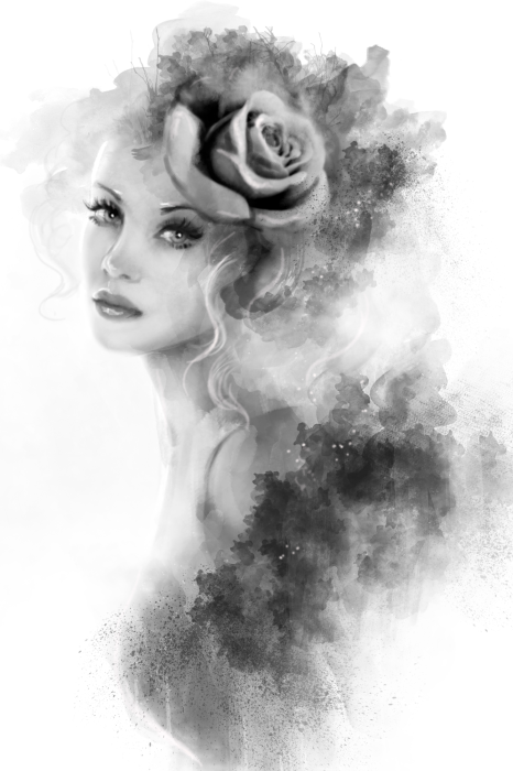 Poster Watercolor Portrait