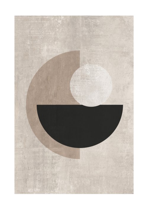 Poster Geometrische Formen Abstraktion