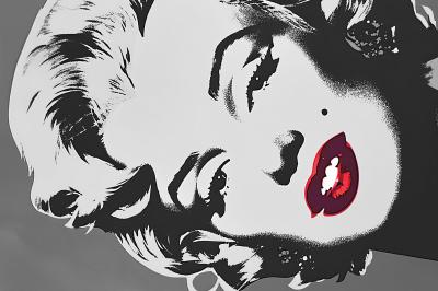 Fotobehang Portret van Marilyn Monroe, een klassiek icoon