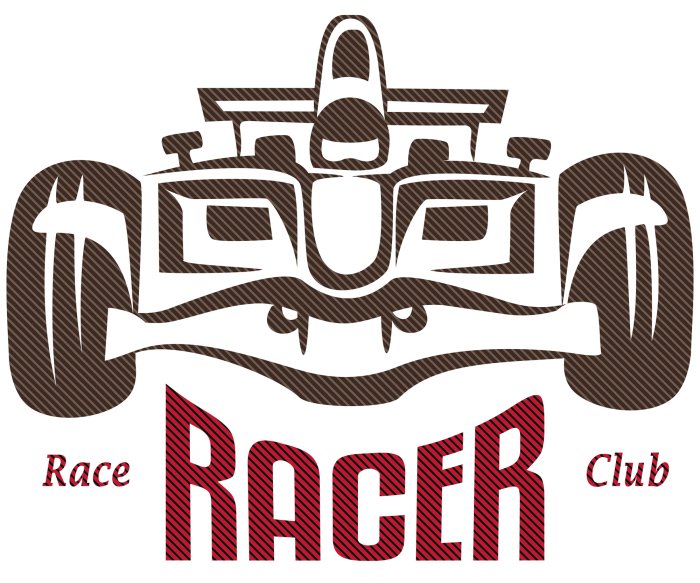 Sticker Formule 1-achtige raceauto