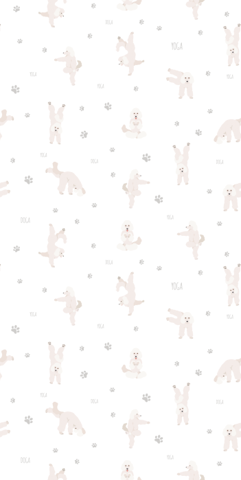 Behang Fijne honden die dansen