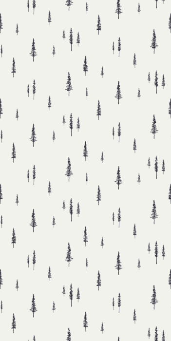 Behang Minimalistische zwarte kerstbomen