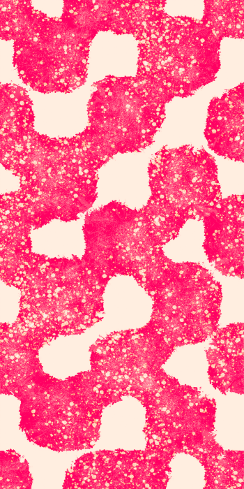 Behang Artistieke compositie met roze verf