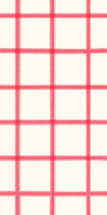 Behang Minimalistisch rood gaaspatroon