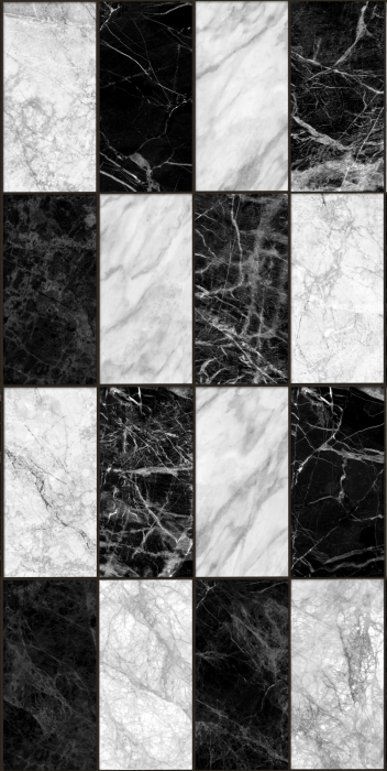 Behang Elegante marmeren tegels