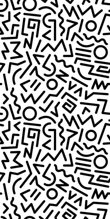 Behang Grafisch patroon met dynamische lijnen