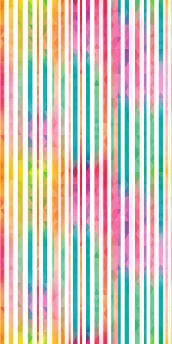 Behang Kleurrijke lijnen in aquarel