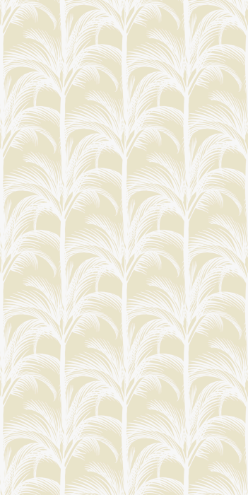 Behang Minimalistische pastelkleurige palmbomen
