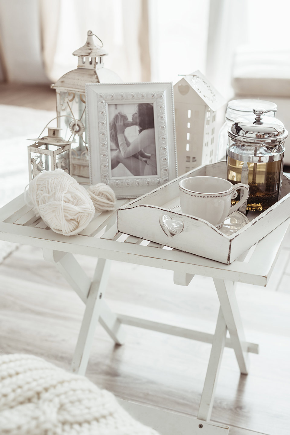 Accessoires in shabby chic stijl