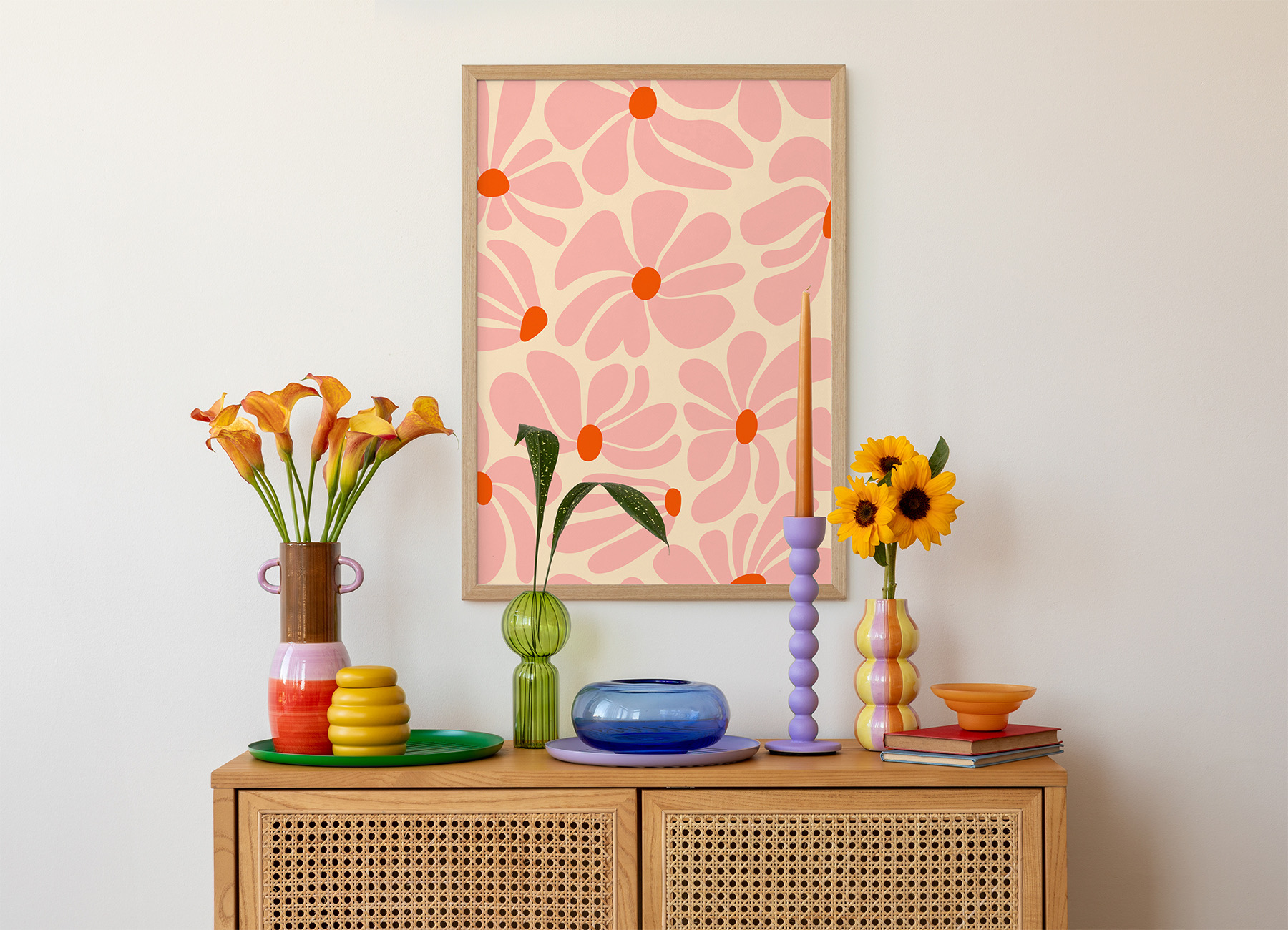 Bloemen poster