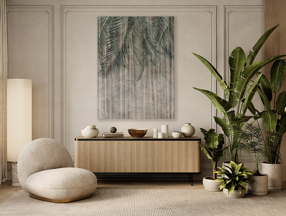 Canvas in biophilic design stijl