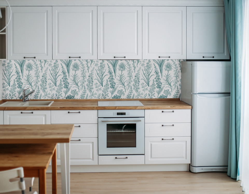 Delicate sticker met lavendel