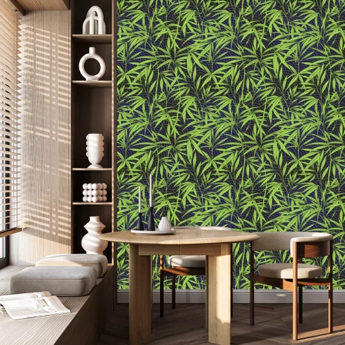 Behang Bamboe in Japanse stijl