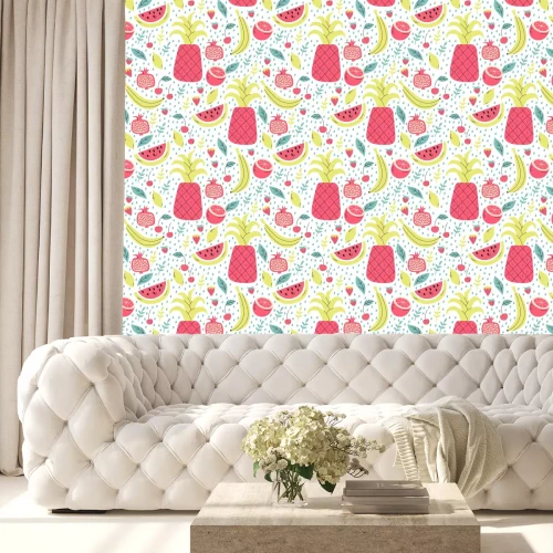 Behang Fruit Naadloos Patroon.