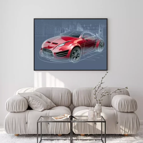 Visualisatie van het product