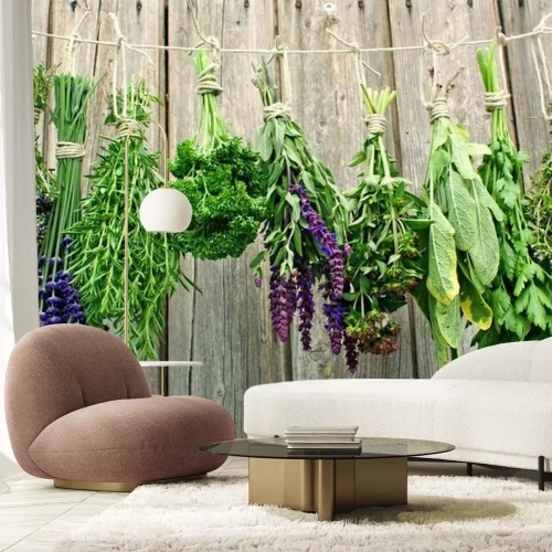 Fotobehang Kruiden om te drogen