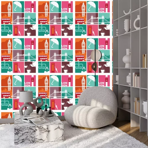 Behang Symbolen van Engeland