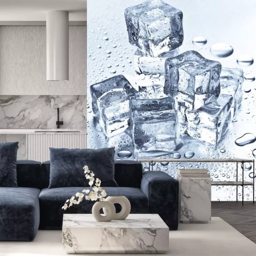 Sticker Smeltende ijsblokjes