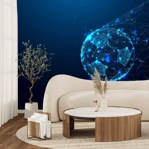 Sticker Moderne voetbalillustratie