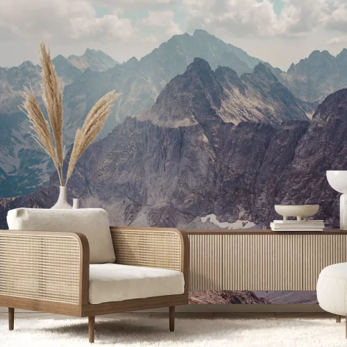 Fotobehang Bergpanorama