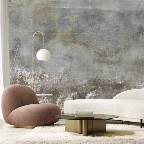 Fotobehang Oud verslechterd betonoppervlak