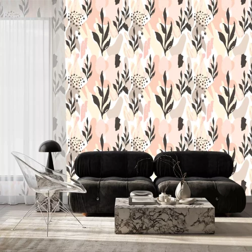 Behang Thema zomerblad