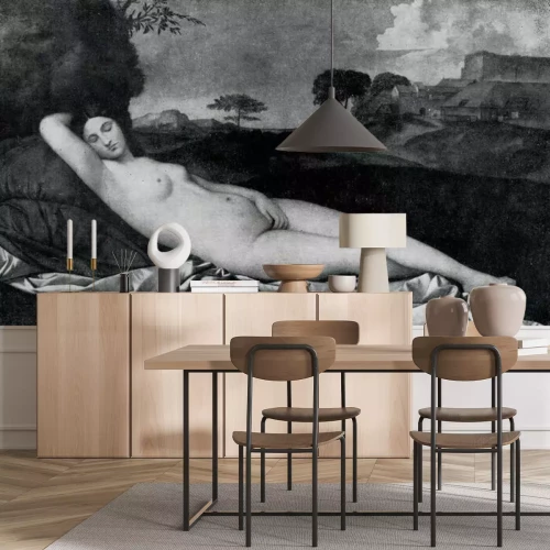 Fotobehang Geschilderd naakt van Venus