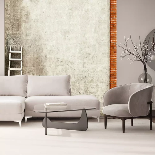 Fotobehang Muur met ladder